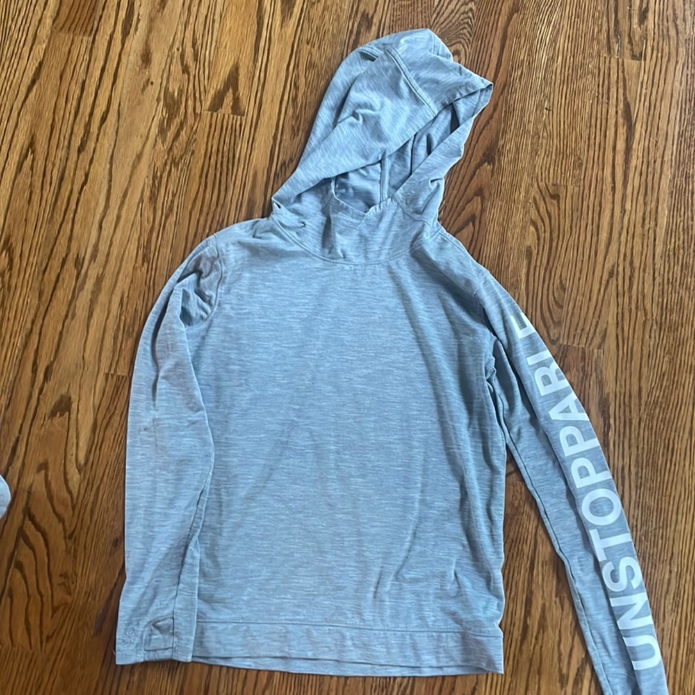 Athleta Girl long sleeve pullover, good, thumb holes size XL (14)